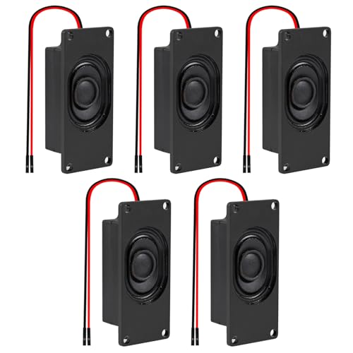 Amazon.co.jp: QCCAN 5個 スピーカー、3ワット8オームシングルミニ